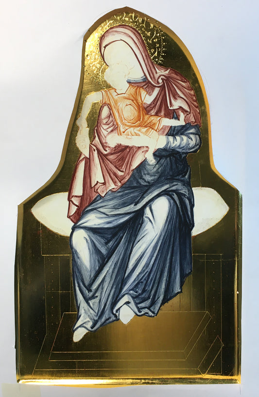 Module Three, Pt 2: Icon of Our Lady Kykkotissa - Painting the Icon in Egg Tempera